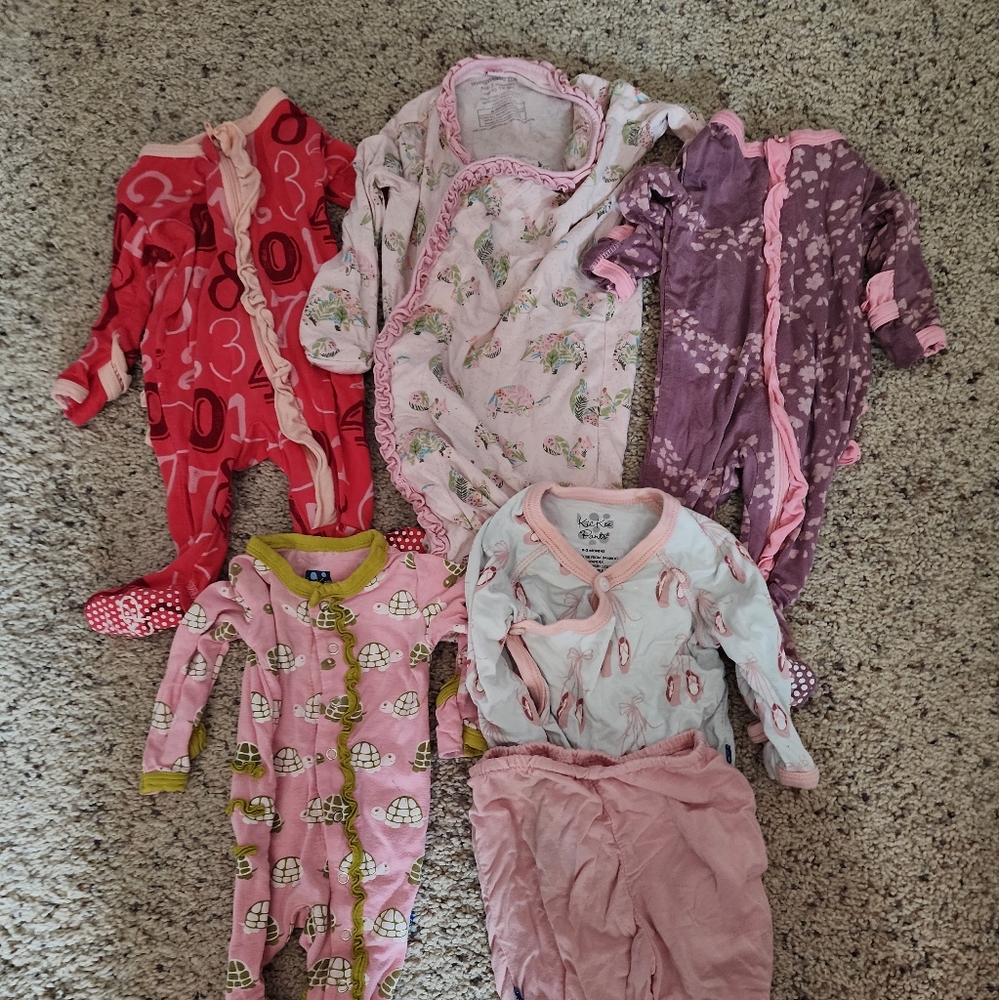 Kickee and magnetic me baby pajamas